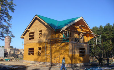 Фото дома из профилированного бруса г. Ялуторовск