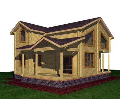 Проекты деревянных домов до 200 м/кв